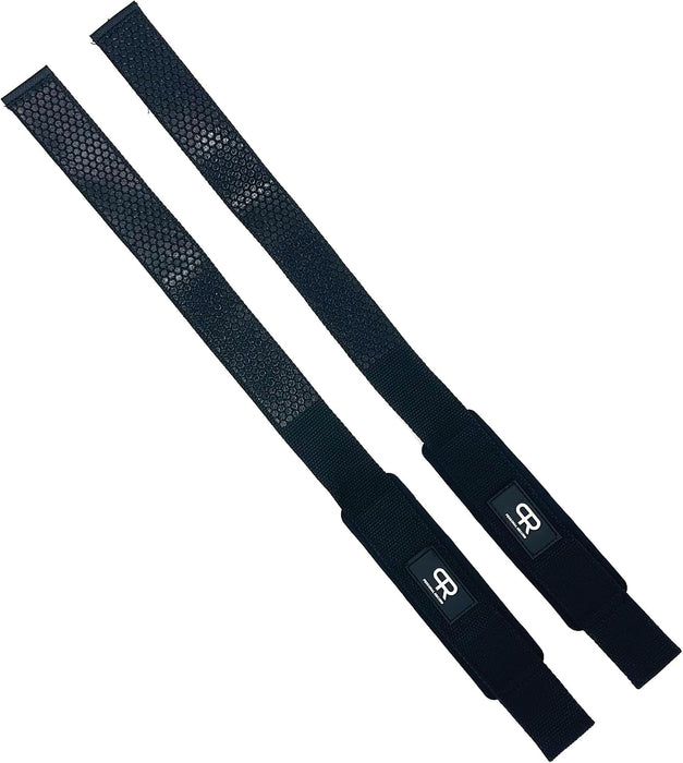 Correas de levantamiento PR Personal Record Black Series de 23,5 pulgadas (par) - Negro Gris