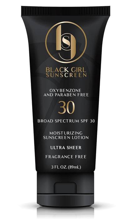 Black Girl Sunscreen - Loción hidratante de protección solar SPF 30