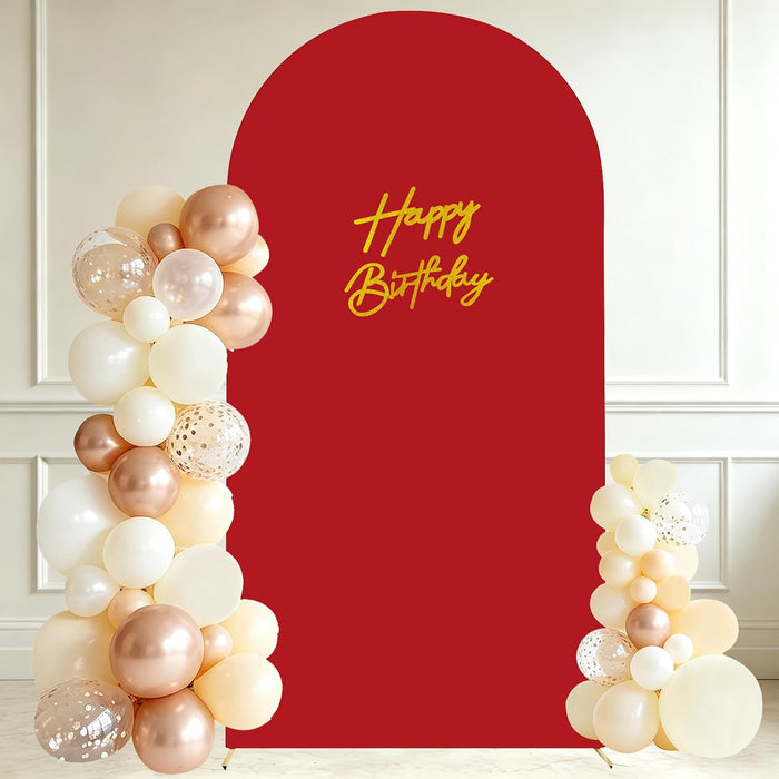 Funda para Arco de Boda de 6.6 Pies de Spandex Ajustada Elástica para Soportes de Arco