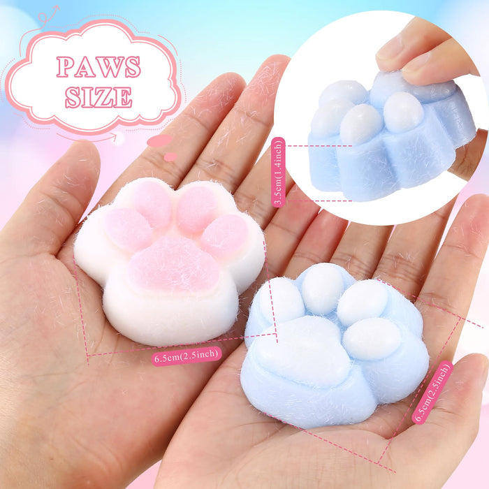 2 piezas de patitas de gato Taba Squishy