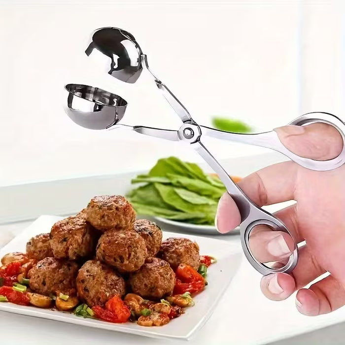 1 pieza Cuchara Multifuncional de Acero Inoxidable para Albóndigas