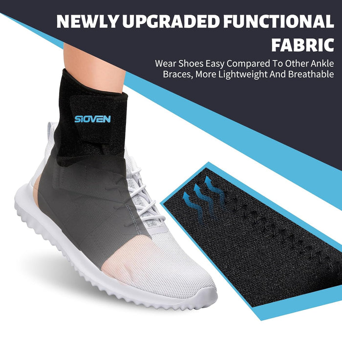 Tobillera unisex, envoltura de compresión ajustable, manga de soporte de tobillo