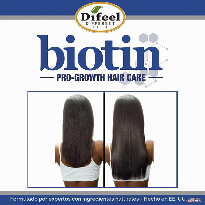 Difeel Pro-Growth Biotin Shampoo & Conditioner Set de regalo de 2 piezas
