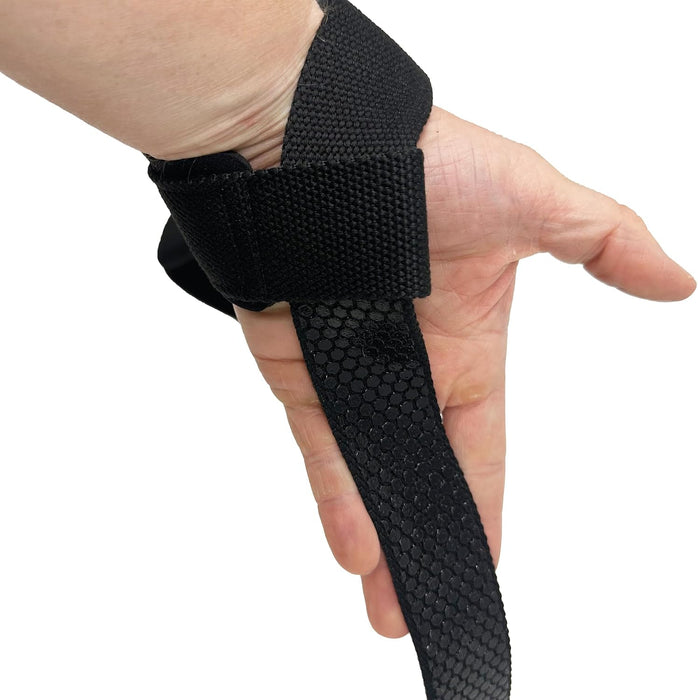 Correas de levantamiento PR Personal Record Black Series de 23,5 pulgadas (par) - Negro Gris