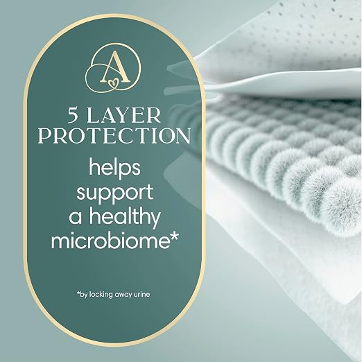 Pampers Amore, Talla 5 (9-17 kg), 48 unidades,hipoalergénico y sin perfume, hasta 100 % a prueba de fugas