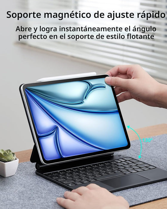 ESR - Funda con teclado para iPad Air 11 pulgadas (M3/M2, 2025/2024), iPad Pro 11 (4.ª a 1.ª gen) y Air 5/4, Magic Keyboard