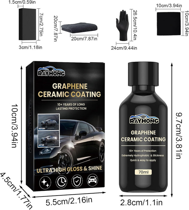 Revestimiento de cerámica de grafeno para automóviles, protección duradera