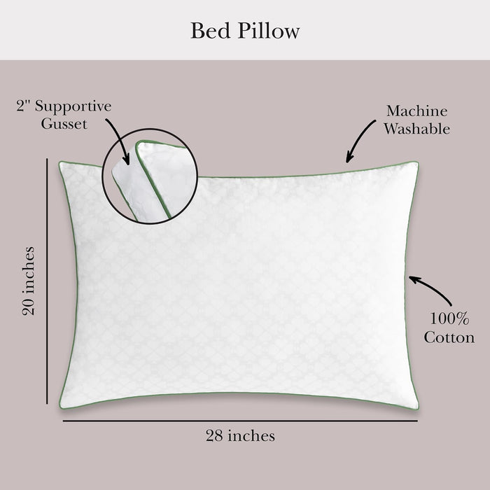 Kate spade new york Spade 1 Almohada estructurada de felpa extra floral con refuerzo de 2 pulgadas