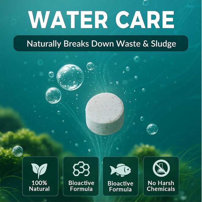Muck Clear Tratamiento natural de lodo para estanques, 250 tabletas