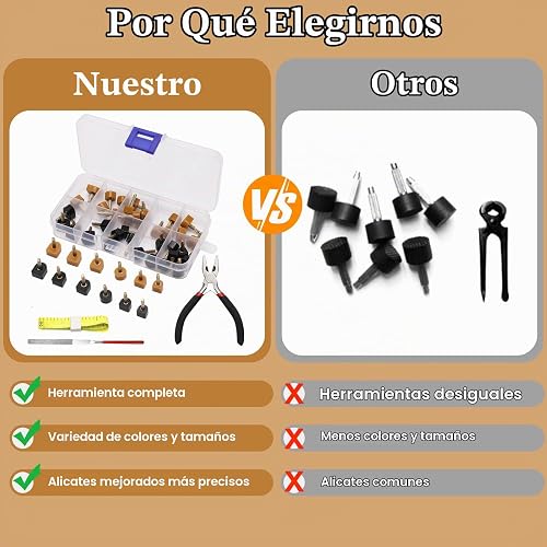 Juego de 24 pares de puntas de repuesto de tacón alto de 6 tamaños