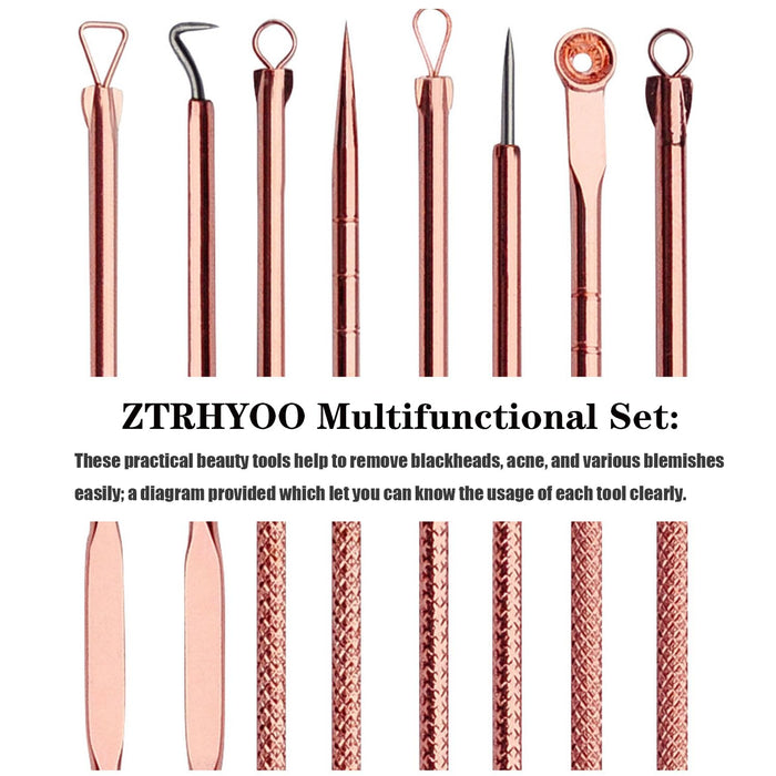 ZTRHYOO Herramienta extractor de espinillas y comedones