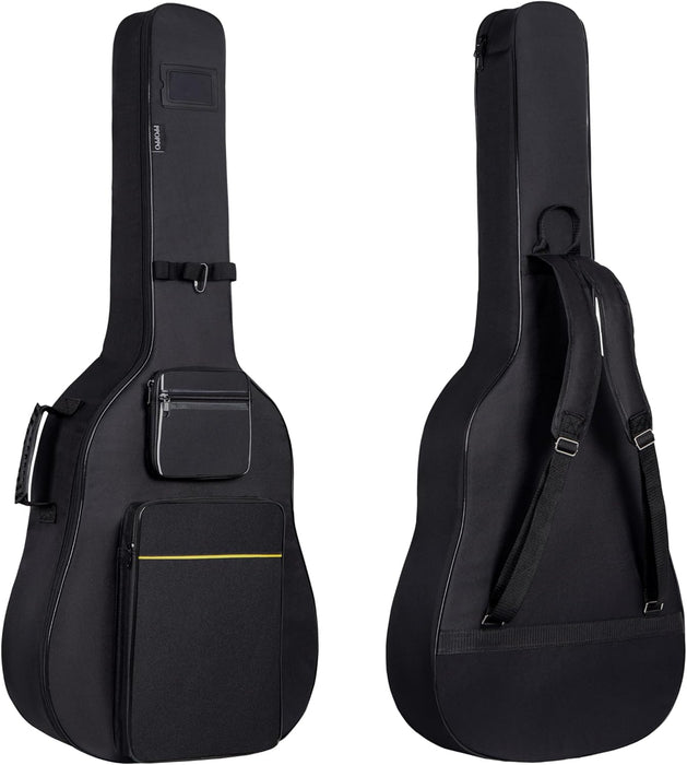 Bolsa de guitarra acústica de 40/41/42 pulgadas, tela Oxford con acolchado de 0.35 pulgadas de grosor