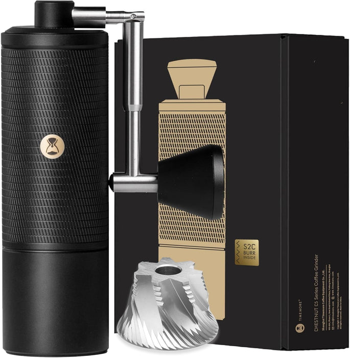 Timemore C5 Pro - Molinillo de café manual de 30 g con rebaba cónica - Ajuste interno ajustable