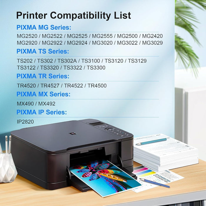 Paquete económico de tinta PG-245 XL/CL-246 XL (2 cartuchos) compatible con impresora