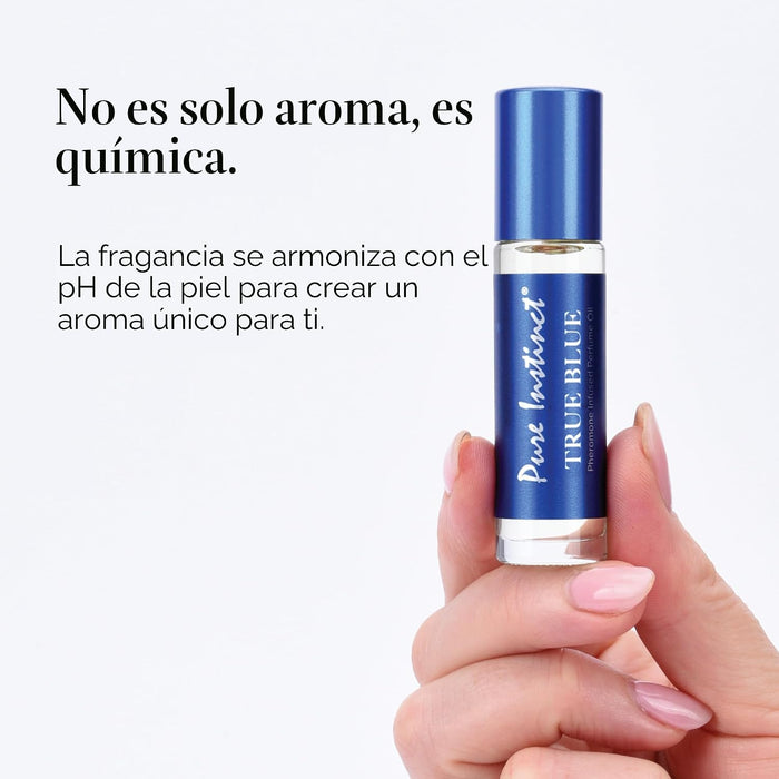 Pure Instinct Roll-On Perfume original con aceites esenciales infusionados con feromonas Unisex 10.2ml