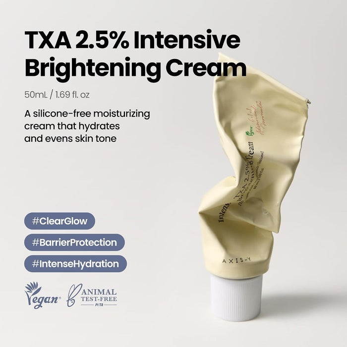 Crema iluminadora AXIS-Y TXA 2.5% - Ácido tranexámico, para corrección de manchas oscuras