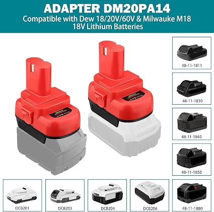 Adaptador de batería para herramientas Makita de 12 V y 14,4 V Ni-CD Ni-MH(solo adaptador).