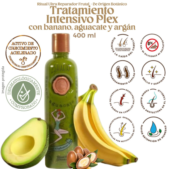 RITUAL BOTANICO Tratamiento Reparador Intensivo PLEX de Origen Botánico con Banano y Aguacate