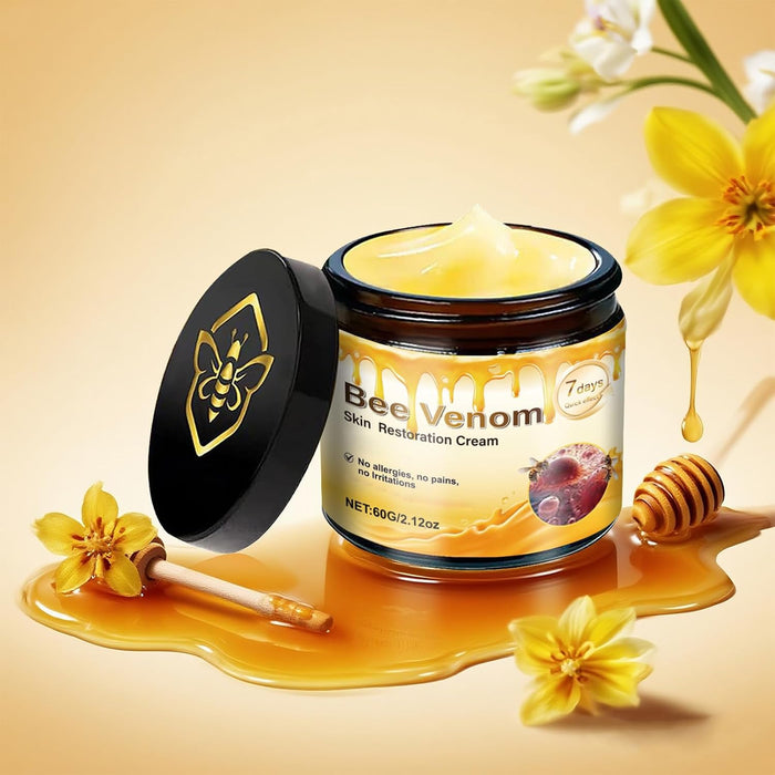 Crema para la piel de veneno de abeja, eliminación de arrugas y reafirmante