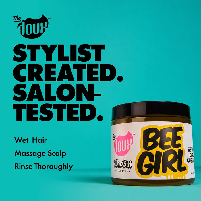 Gel fijador en crema para definir rizos The Doux BEE GIRL Honey Custard, 473 ml