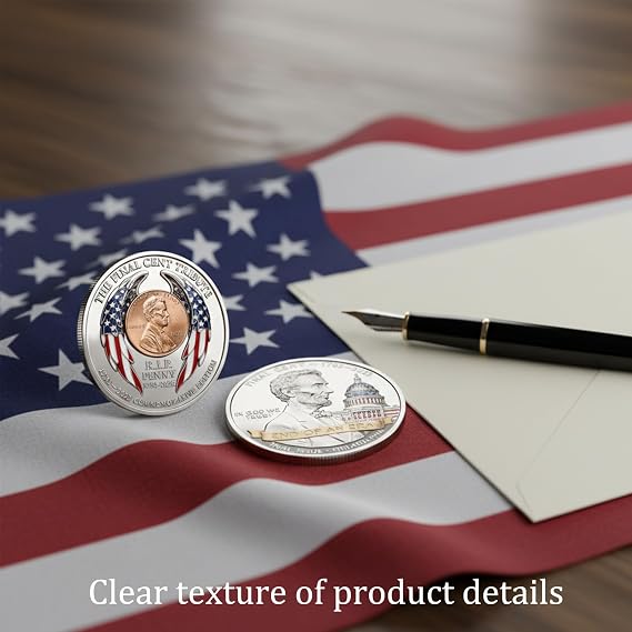 Moneda conmemorativa del último centavo, colección del último centavo para conmemoración