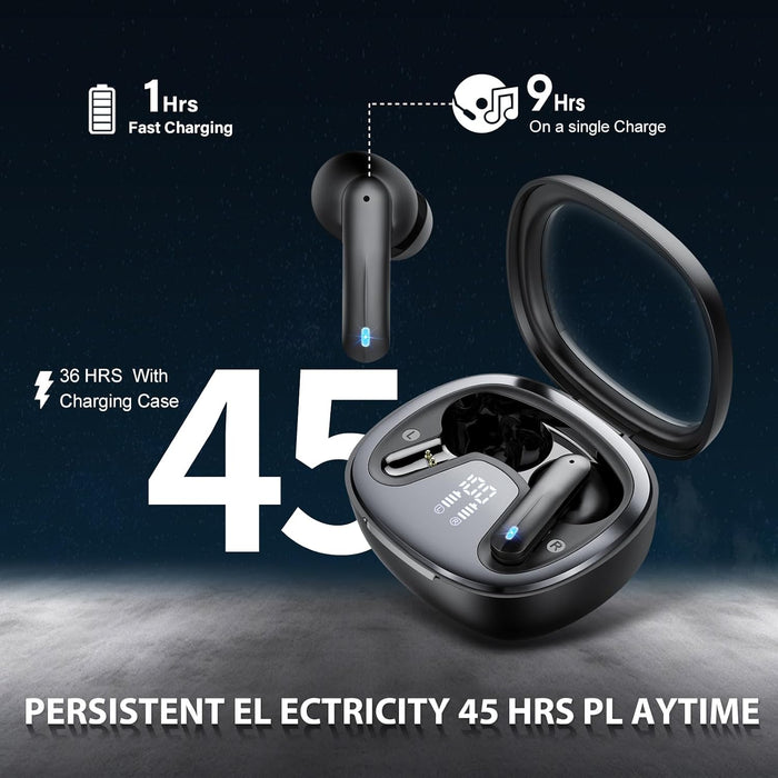 Auriculares inalámbricos Bluetooth 5.4 in Ear Auriculares estéreo de alta