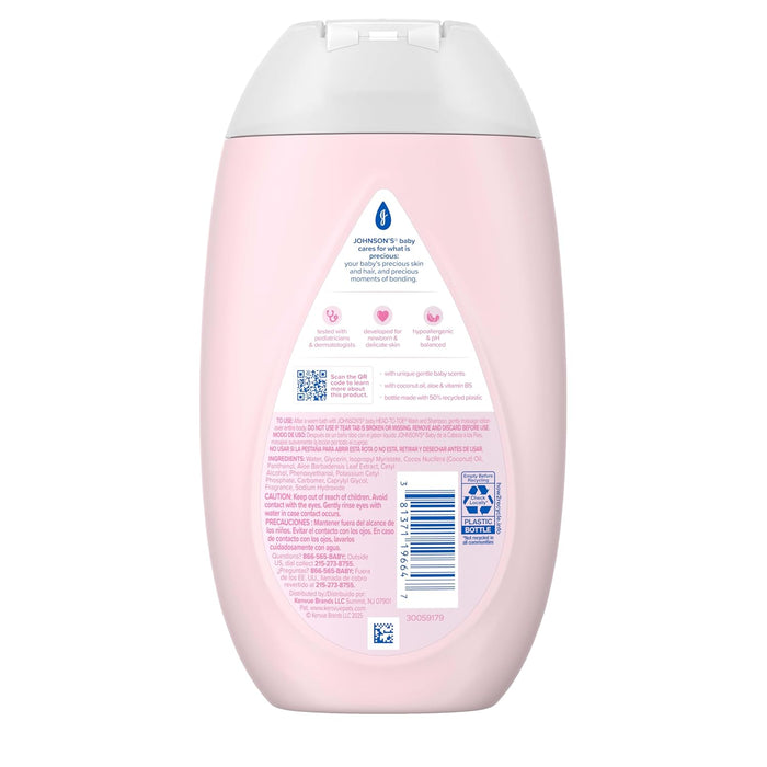 Johnson's Baby - Loción con aceite de coco, aloe vera y vitamina B5