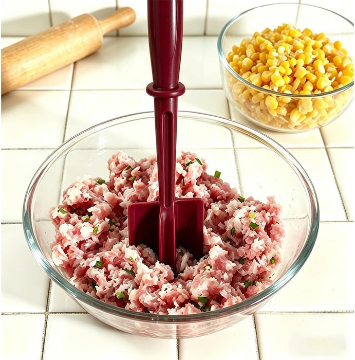 Picador de carne, herramienta de plástico para carne molida