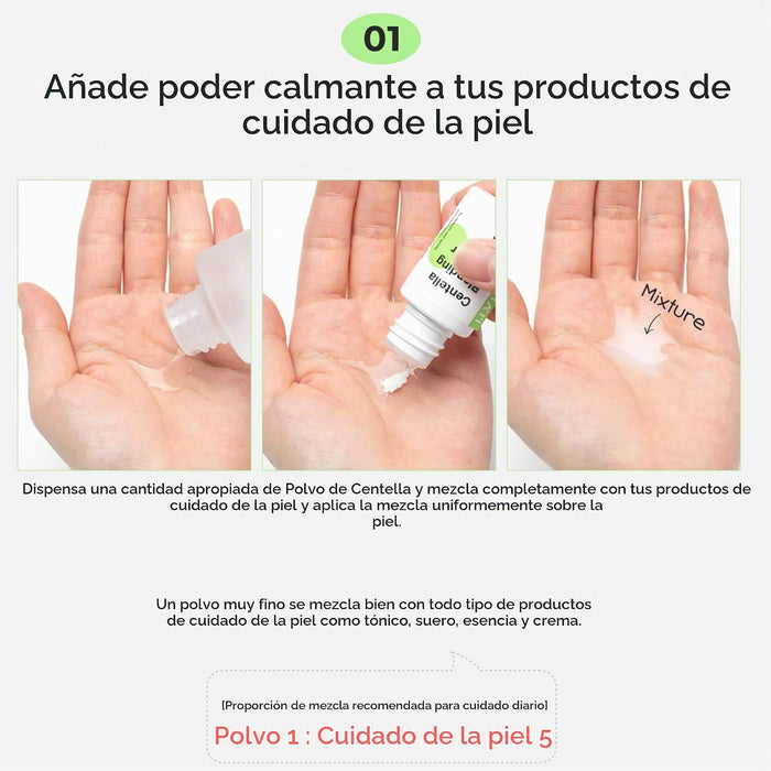 TIAM Centella Polvo de mezcla de 0.35 onzas