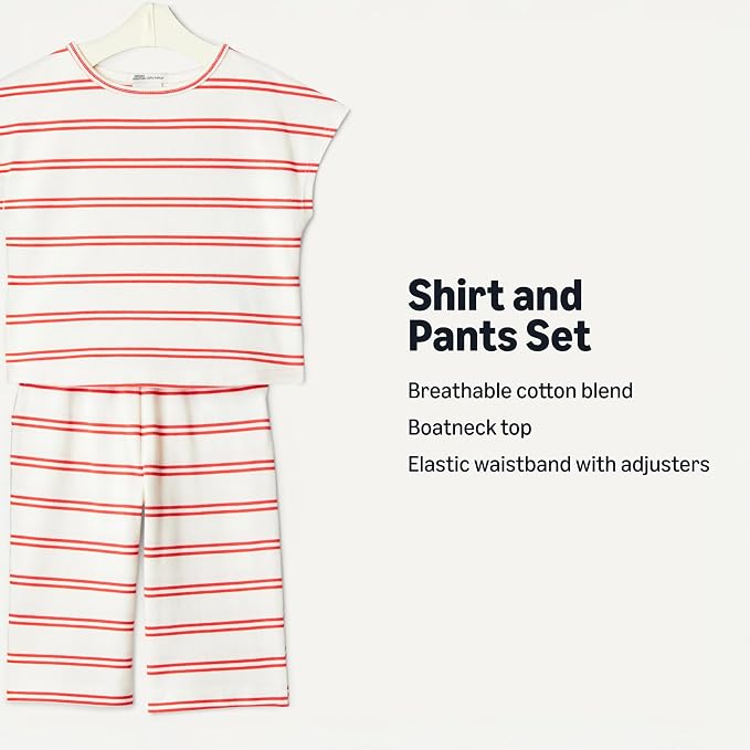 Amazon Essentials x Sofia Grainge - Conjunto de camiseta y pantalones de manga corta
