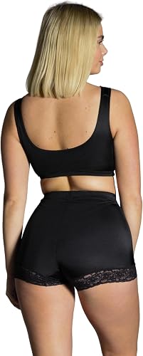 Braguita de encaje con control estilo pin-up para mujer