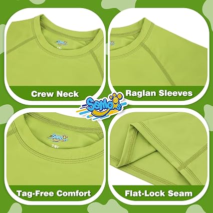 Camiseta de protección solar de manga larga con protección UPF 50 para niños