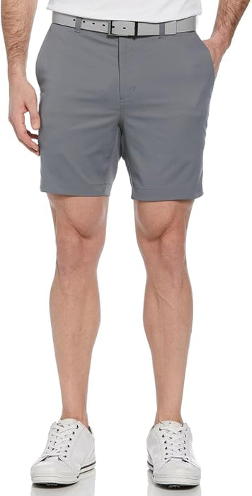 PGA Tour Pantalón corto de golf elástico de alto rendimiento con frente plano para hombre.