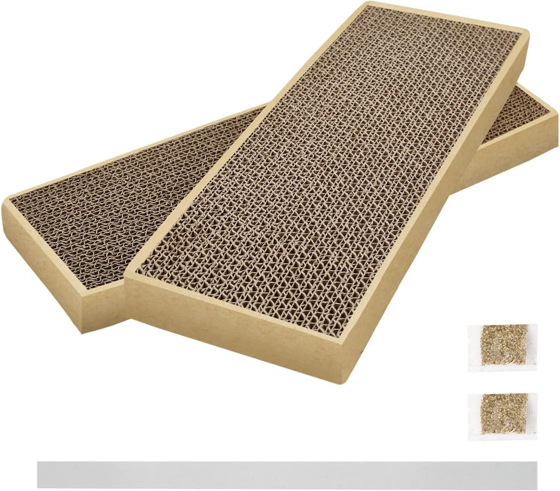 HappyFreeSX 2 Piezas de Almohadillas Rascadoras para Gatos con Empalme