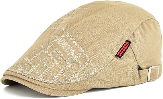 VOBOOM Gorra de taxista para hombre con mezcla de lana, gorra plana