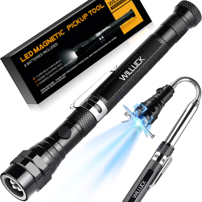 Herramienta Magnética de Recogida con Luces LED