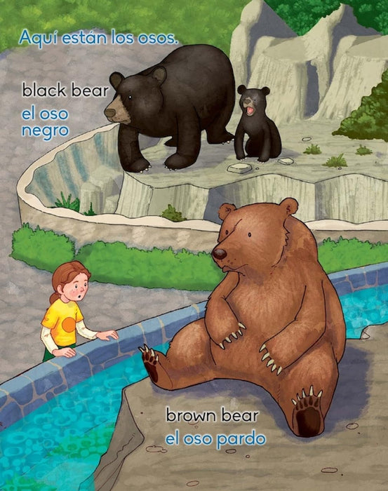 Libro ¡Vamos al zoológico! (Edición en inglés y español)
