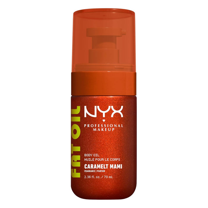 NYX PROFESSIONAL MAKEUP Aceite corporal de aceite graso, caramelo Mami, 70ML
