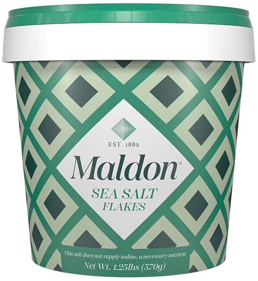Sal Maldon, escamas de sal marina, 570 g (20 oz), envase resellable