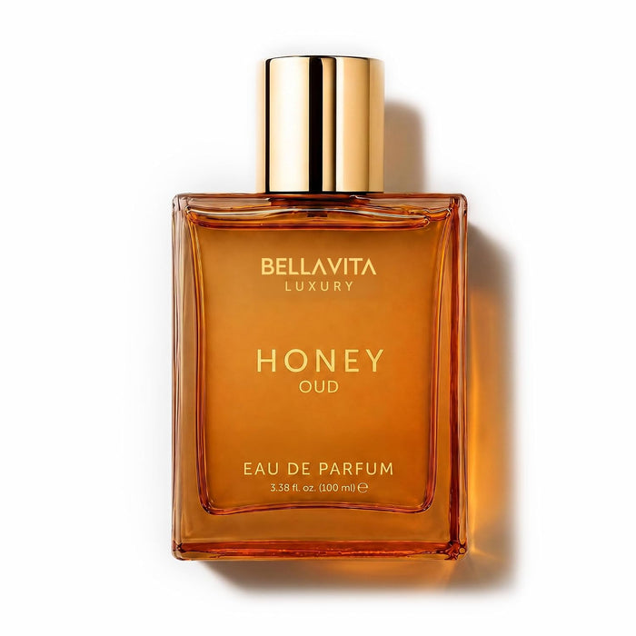 BellaVita Luxury Honey Oud Eau de Parfum (3.4 onzas líquidas) Pachulí, vainilla, bergamota, floral y picante