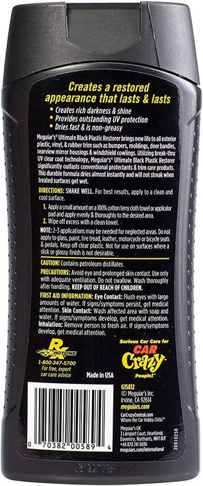 Meguiar'S Restaurador de plástico de 12 onzas.
