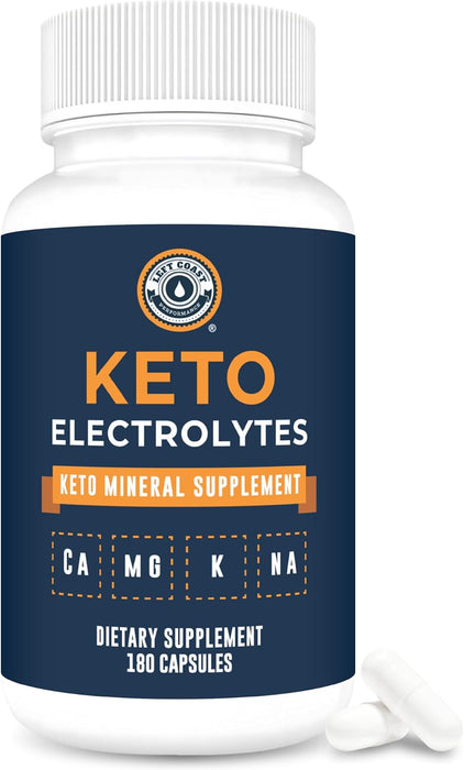 Suplemento de electrolitos Keto, 180ct