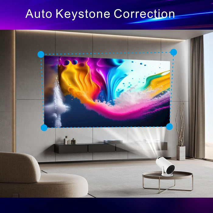 Proyector portátil HY300 4K HD Android 11 Dual WIFI 6.0 200 ANSI BT5.0 1080P