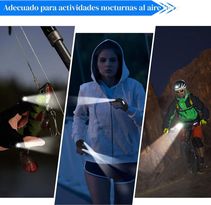 MOIPEJO Guantes con linterna LED, regalos para rellenar calcetines para hombres