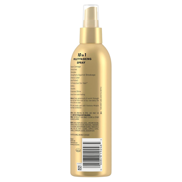 Pantene Miracle Rescue Spray Multiusos 10 en 1, Protección contra el Calor