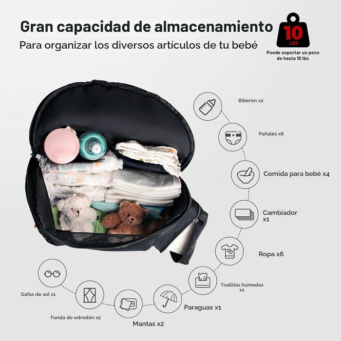 Bolsa de almacenamiento compatible con el cochecito de asiento de automóvil Doona, accesorios de cochecito