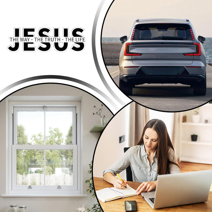 Pegatina de Jesús, para ventana de coche, calcomanía religiosa