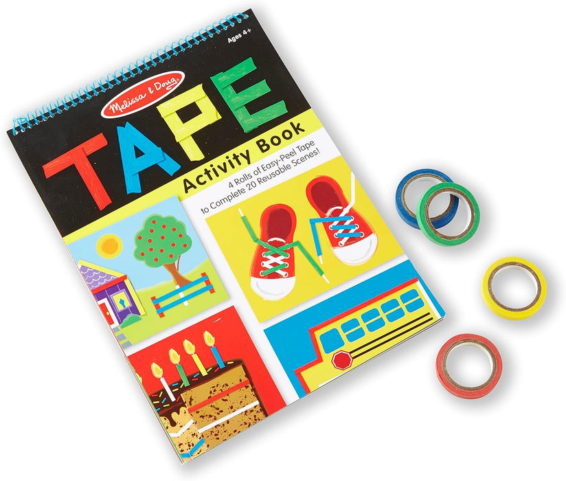Libro de actividades de Melissa & Doug (idioma inglés), Cinta libro de actividades, Multi Color