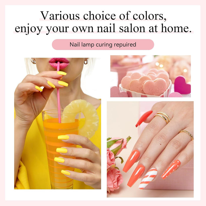 Phoenixy Juego de 30 esmaltes de uñas de gel, 25 colores