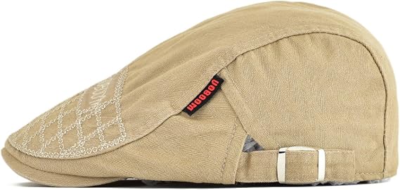 VOBOOM Gorra de taxista para hombre con mezcla de lana, gorra plana